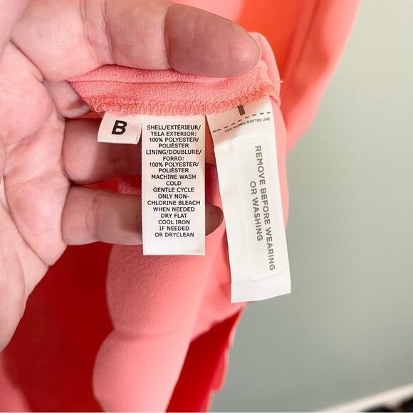 NWT Coral Loft Scalloped Split Back Sleeveless Dress Size 10 - Picture 10 of 13